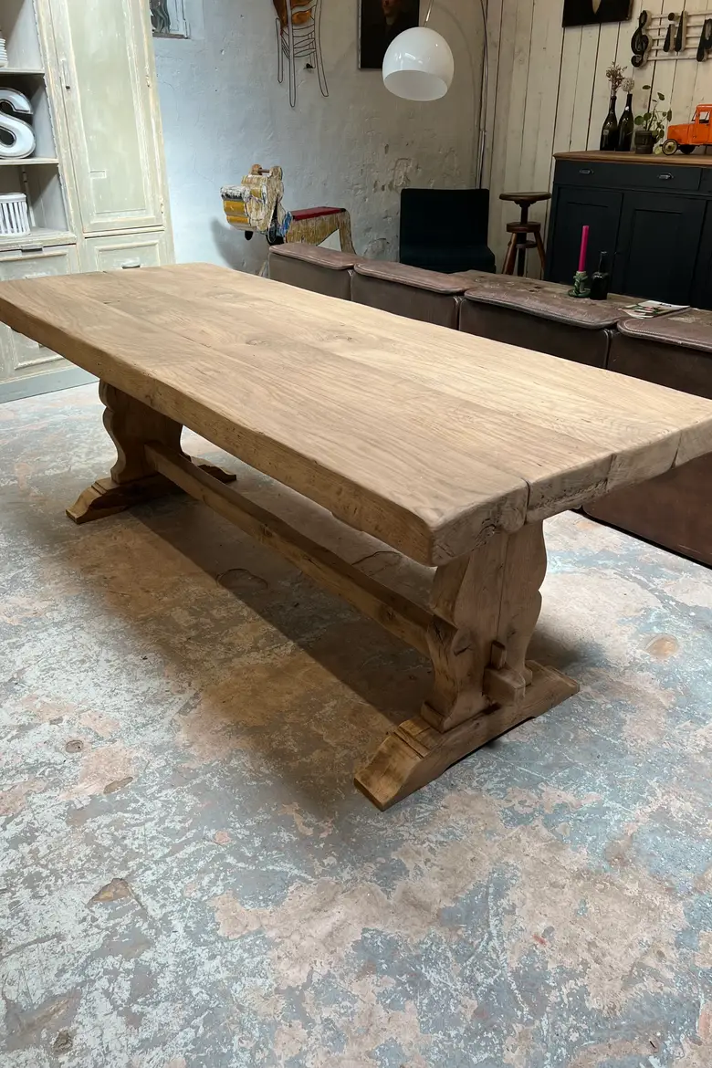 Table de monastère en chêne 19ème