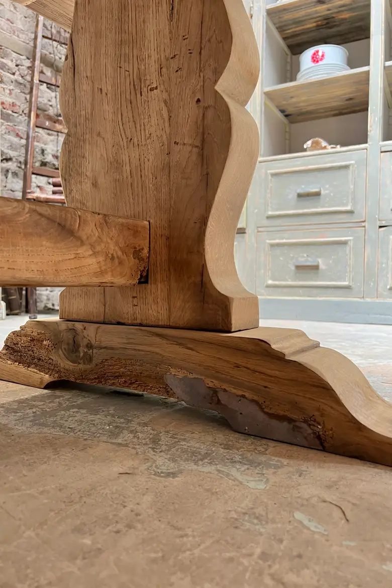 Table de monastère en chêne 19ème