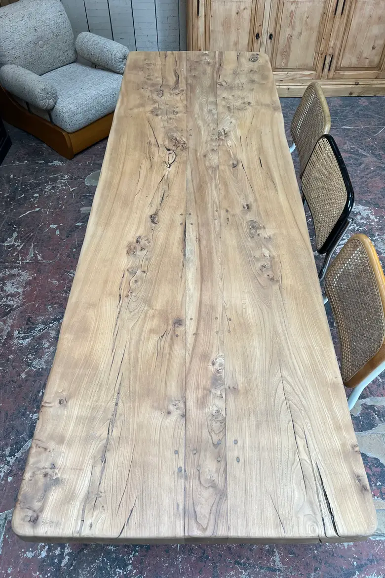 Table de monastère en chêne
