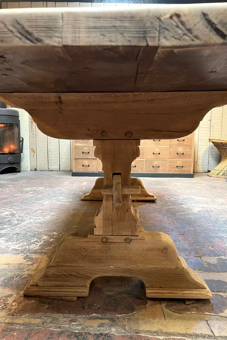 Table de monastère en chêne Début XXème