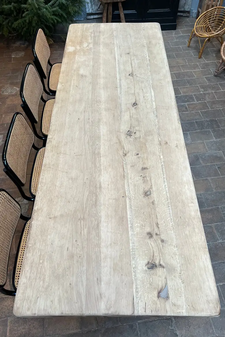 Table de monastère en chêne Début XXème