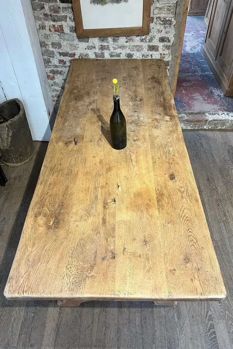 Table de monastère en chêne Début XXème