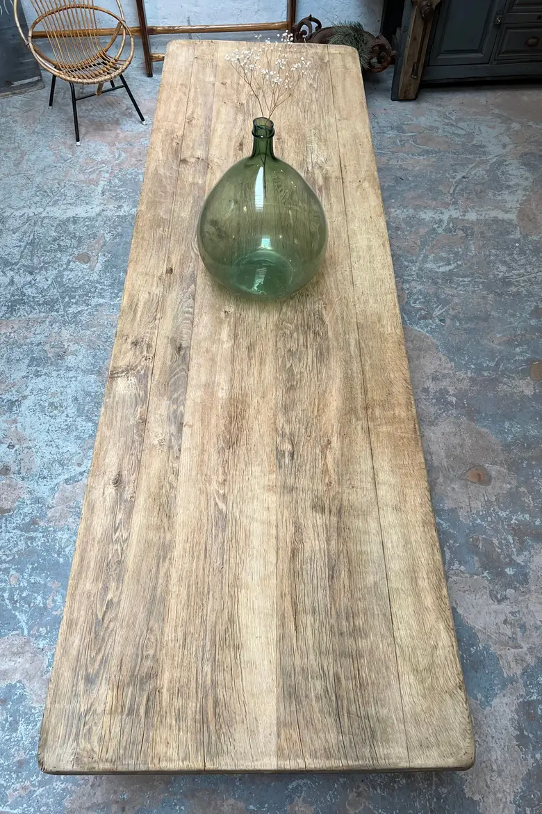 Table de monastère en chêne Début XXème