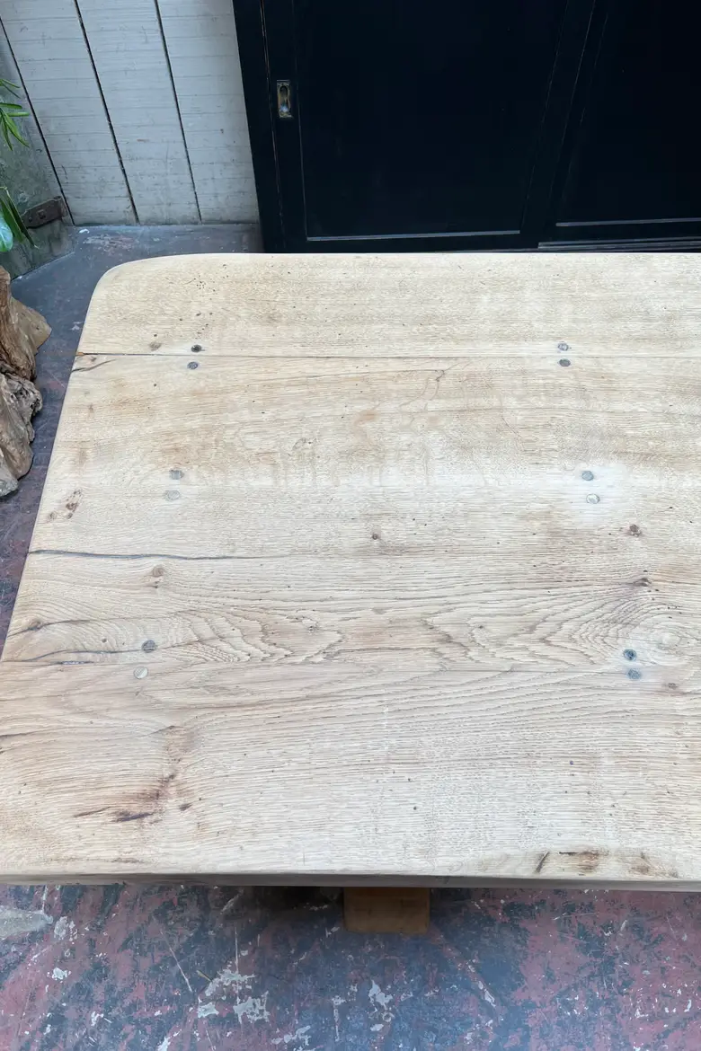 Table de monastère en chêne Début XXème