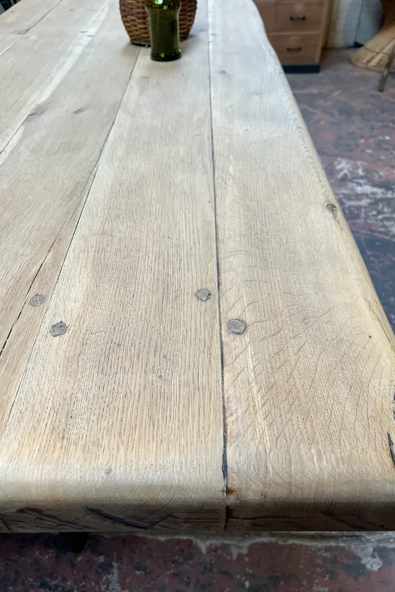 Table de monastère en chêne Début XXème