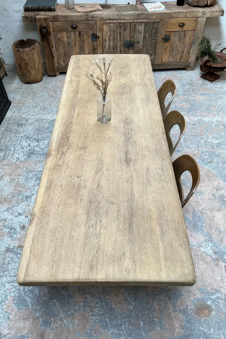 Table de monastère en chêne Début XXème