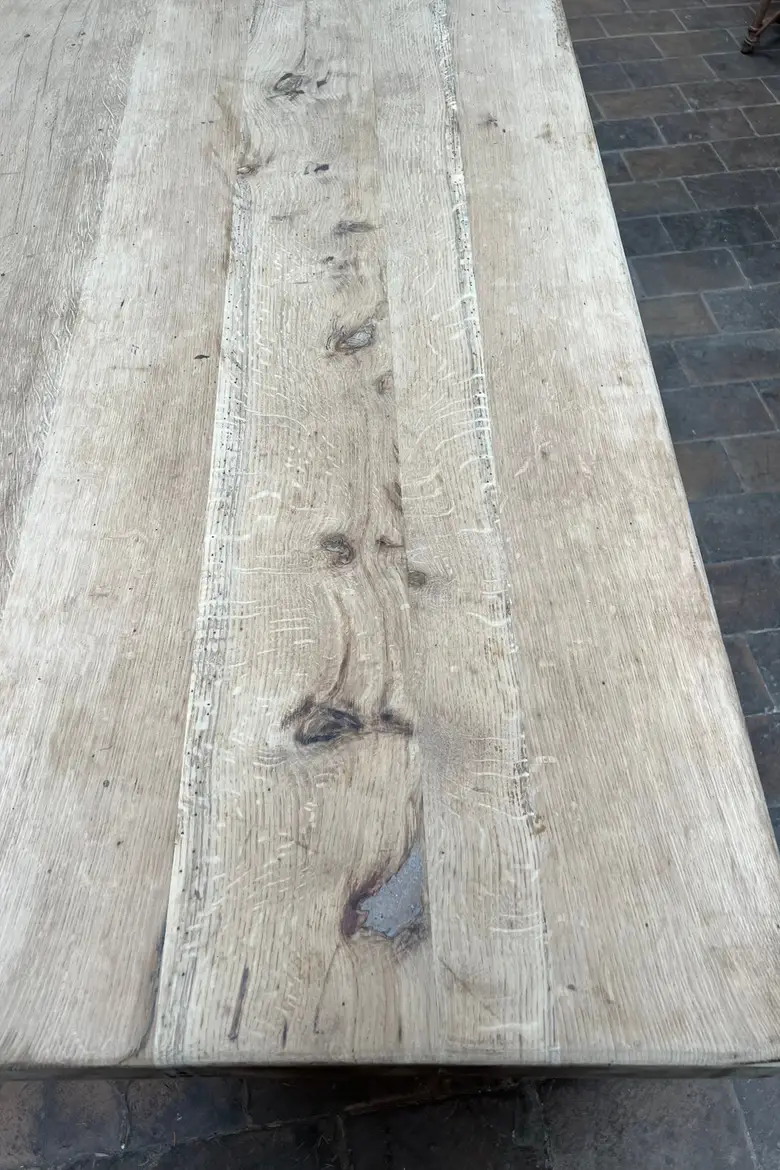 Table de monastère en chêne Début XXème