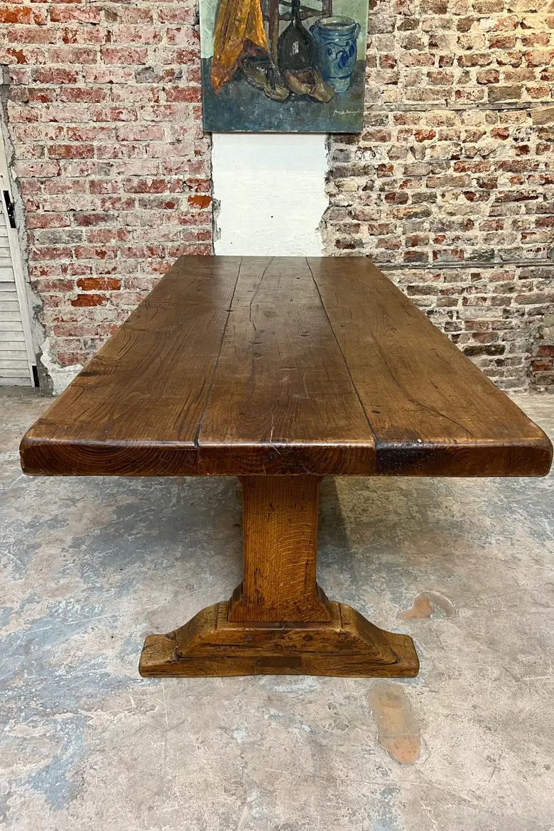 Table de monastère en chêne – XIXe siècle