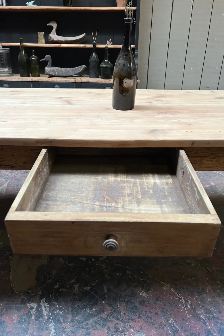 Table de restaurant en merisier Début XXème