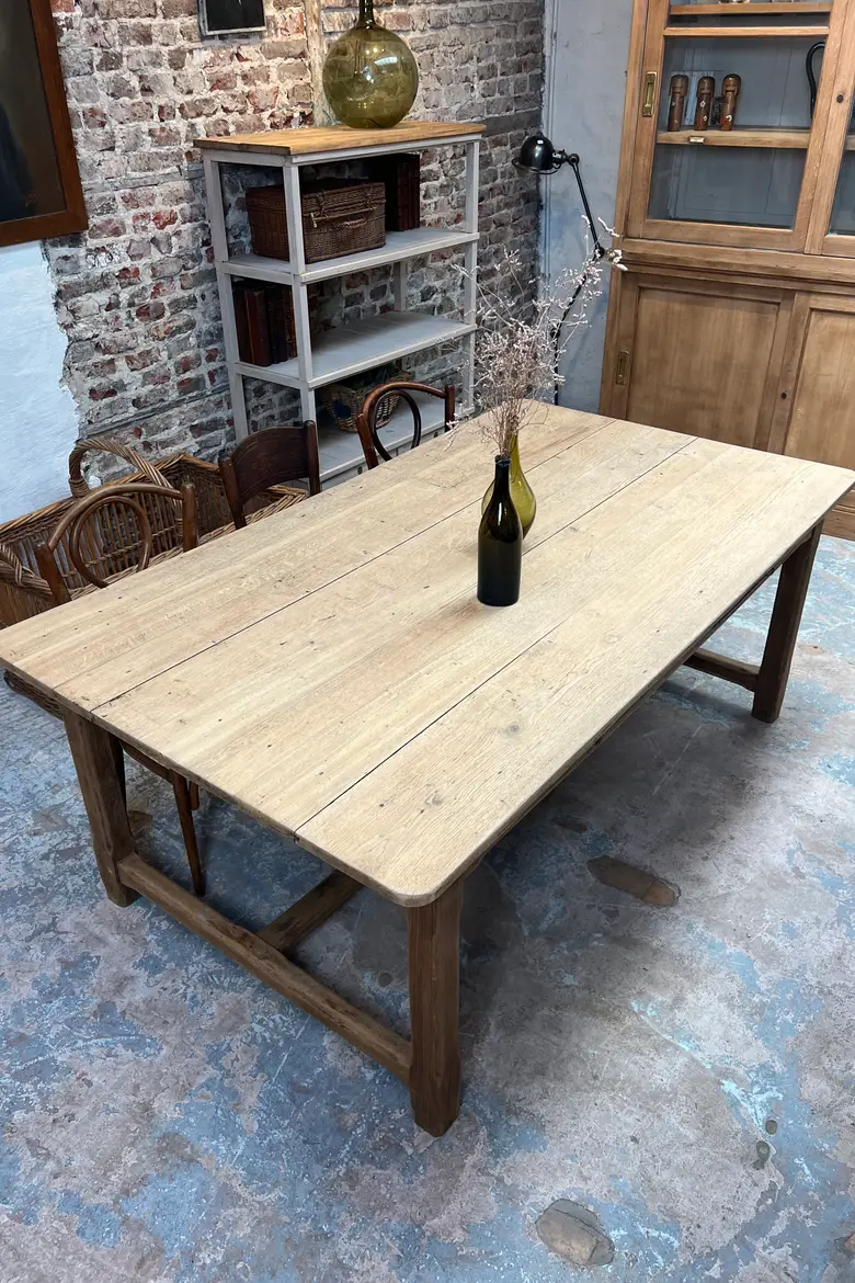 Table de travail en chêne