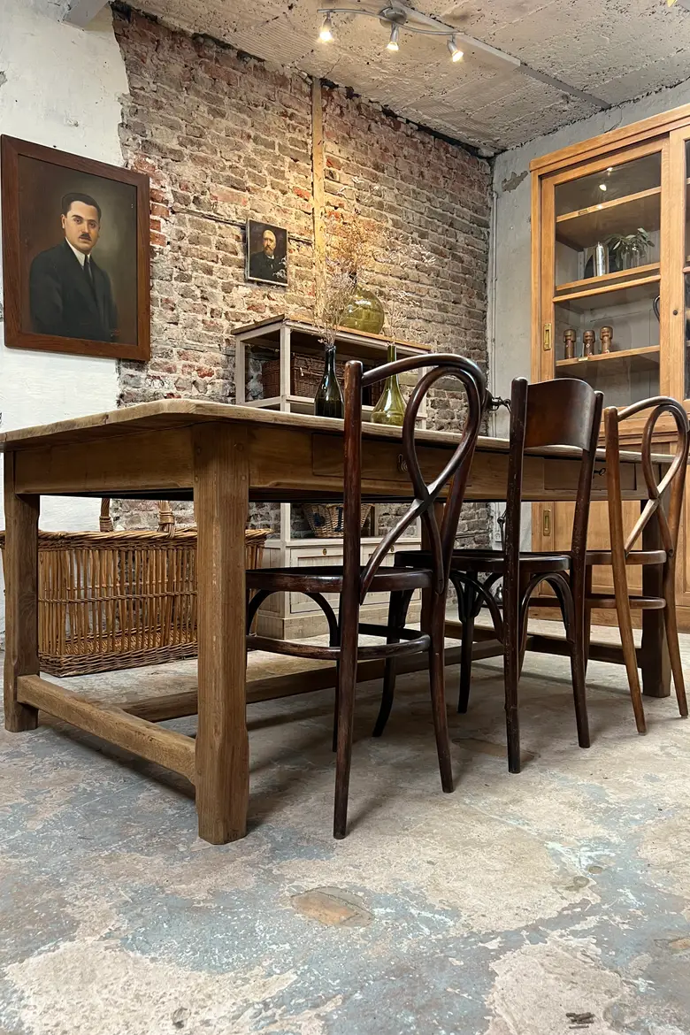 Table de travail en chêne