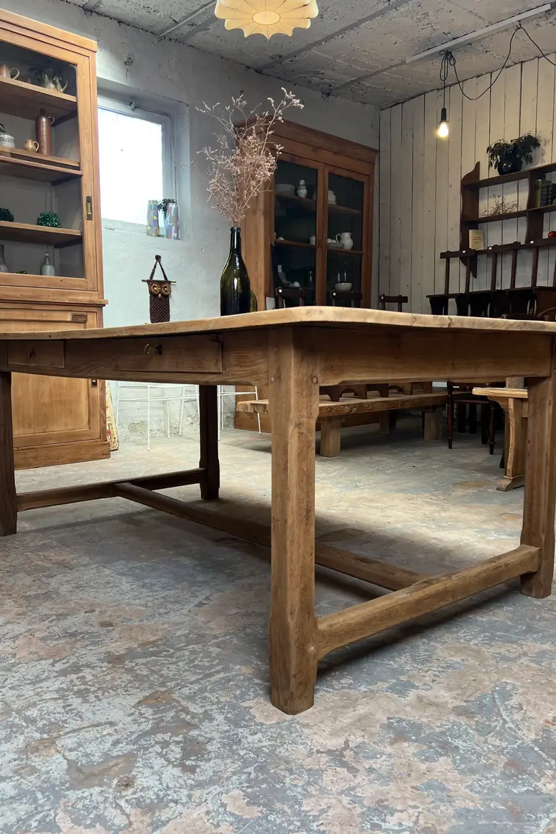 Table de travail en chêne