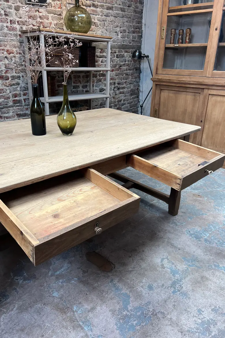 Table de travail en chêne