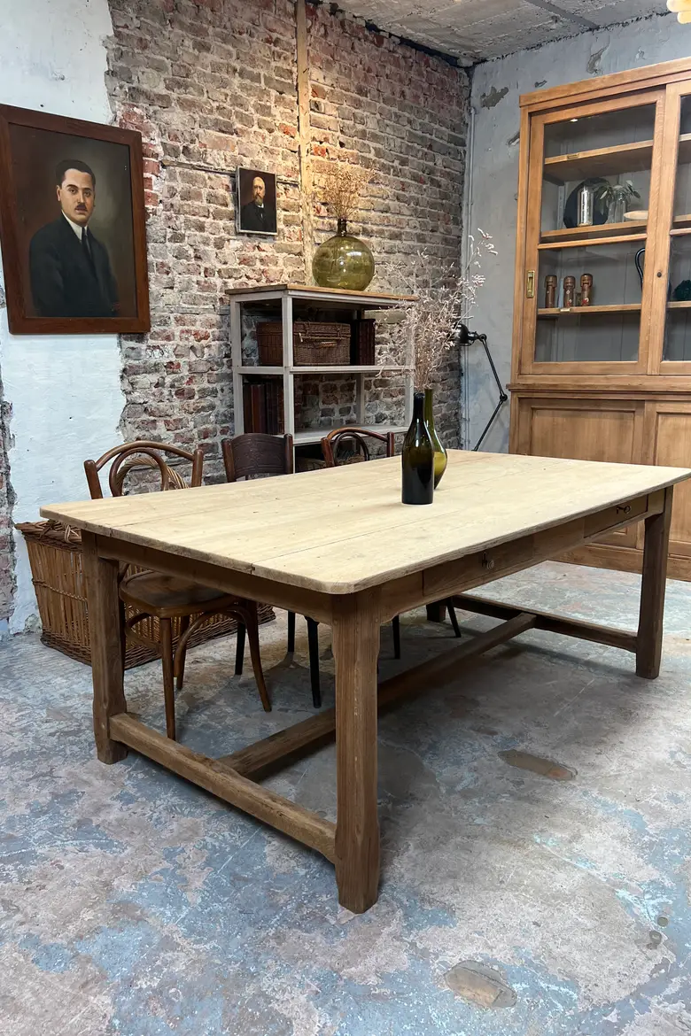 Table de travail en chêne