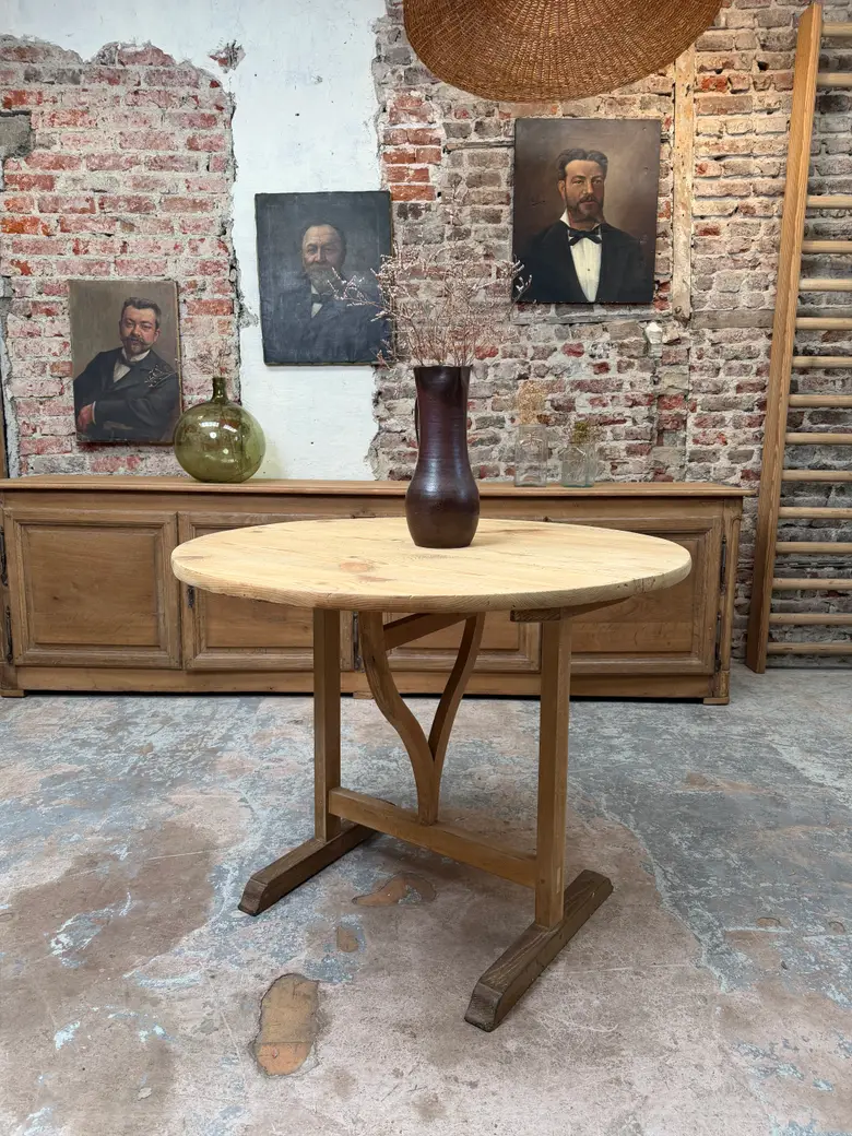 Table de vigneron en sapin