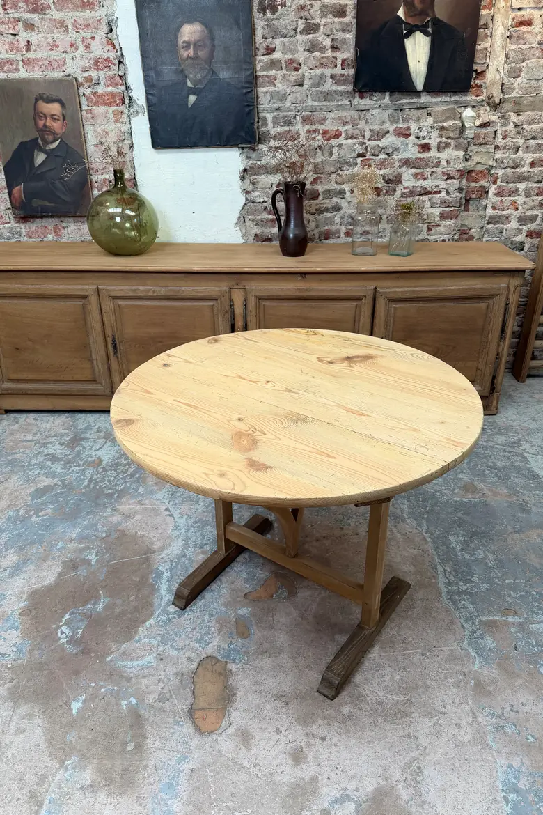 Table de vigneron en sapin