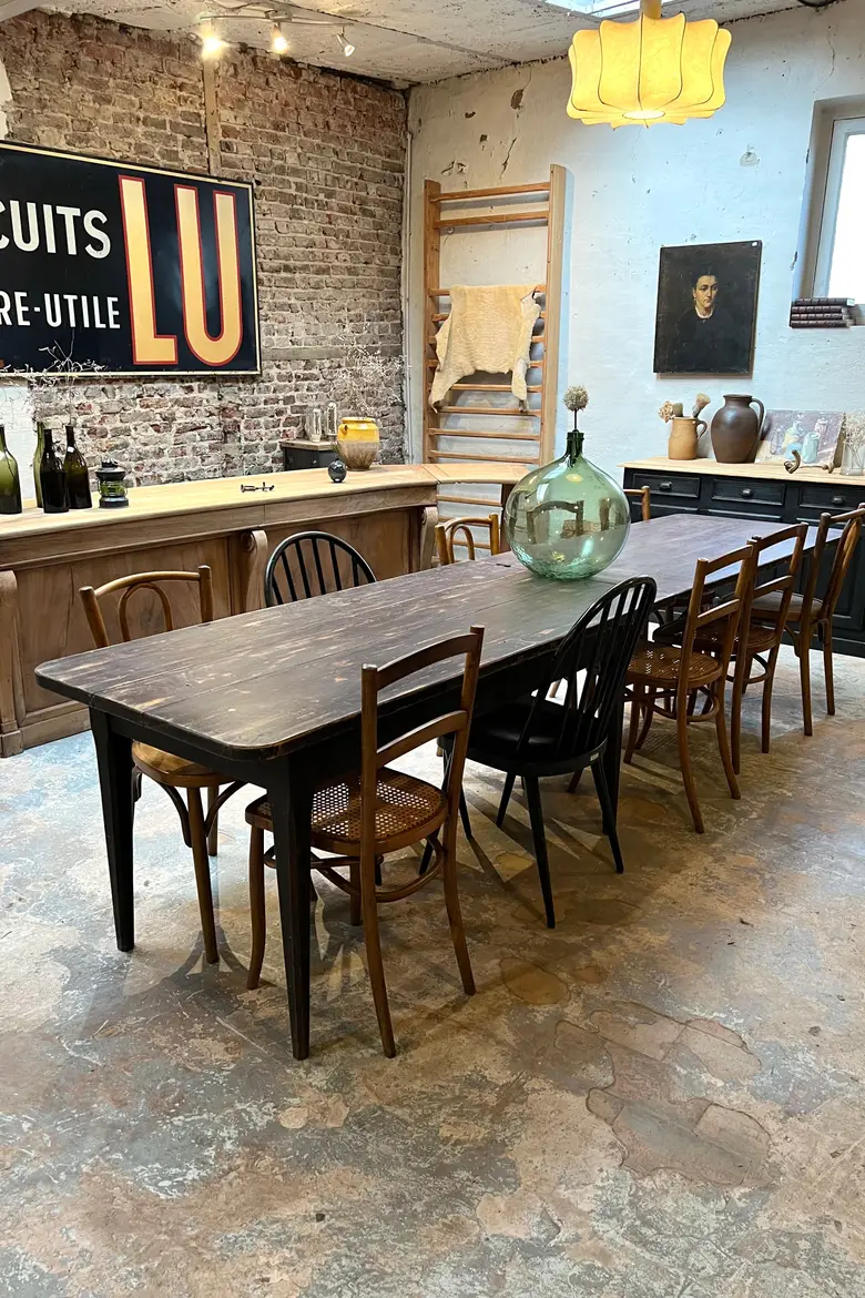 Table d'estaminet à rallonge 19ème