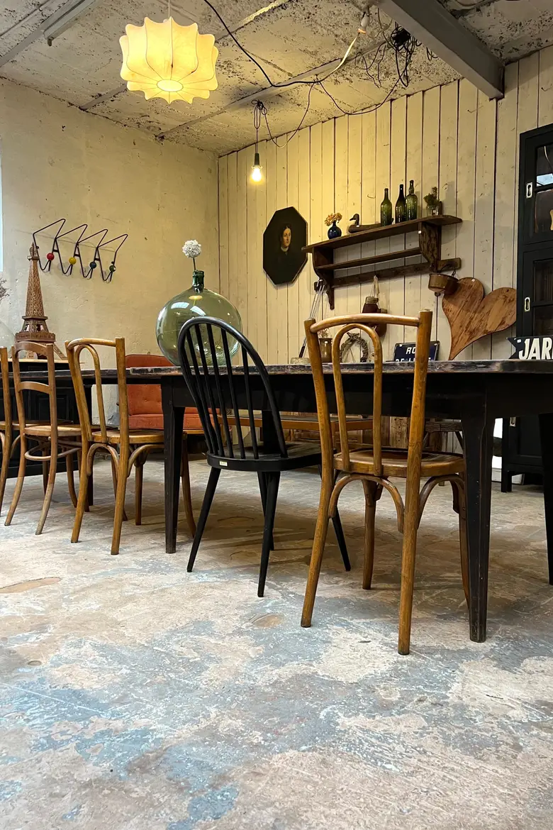 Table d'estaminet à rallonge 19ème
