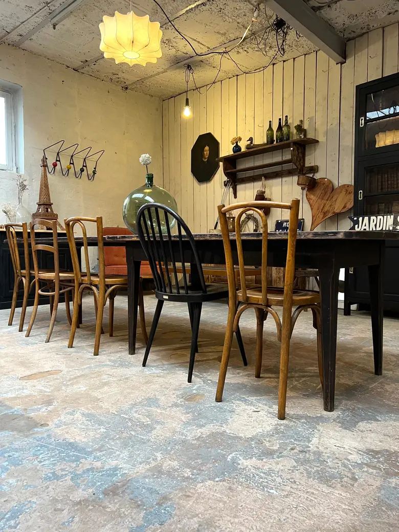 Table d'estaminet à rallonge 19ème