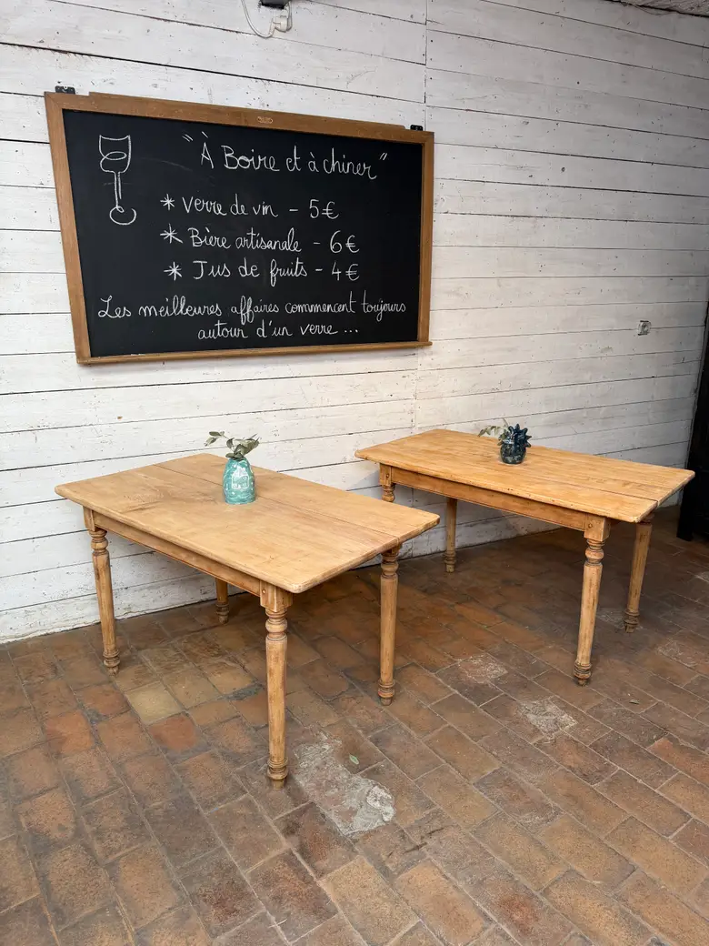 Table d’estaminet en hêtre — Table d’estaminet en hêtre