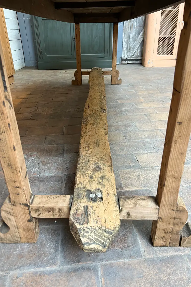 Table d’estaminet en peuplier - XIXe siècle
