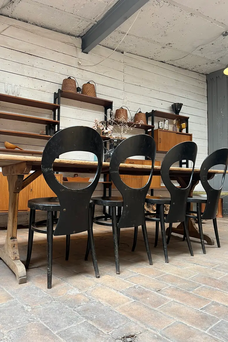 Table d’estaminet en sapin Début XXème