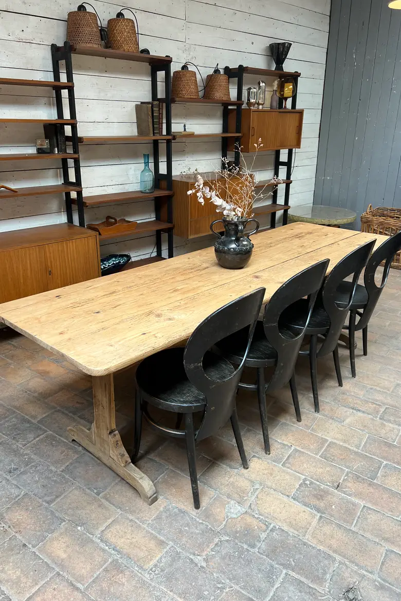 Table d’estaminet en sapin Début XXème