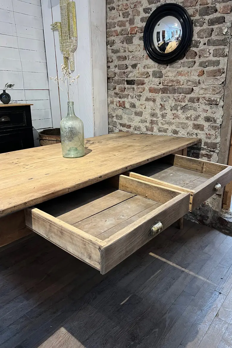 Table en chêne XIXème