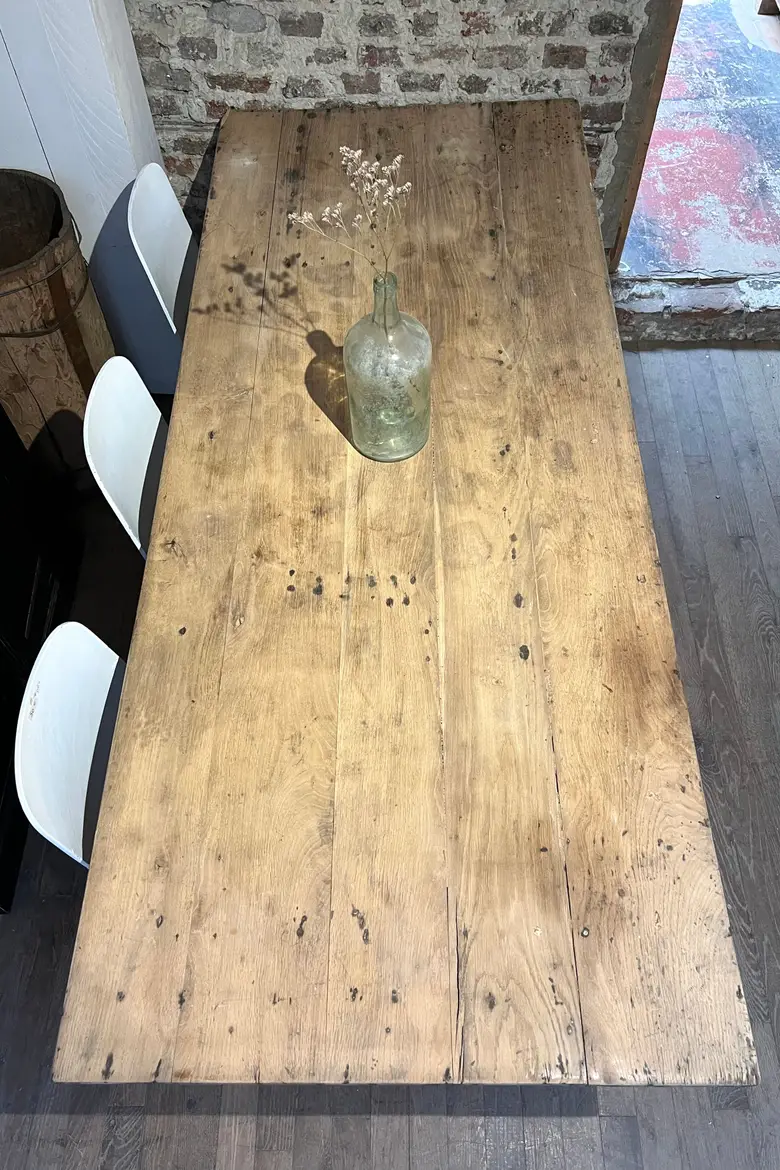 Table en chêne XIXème