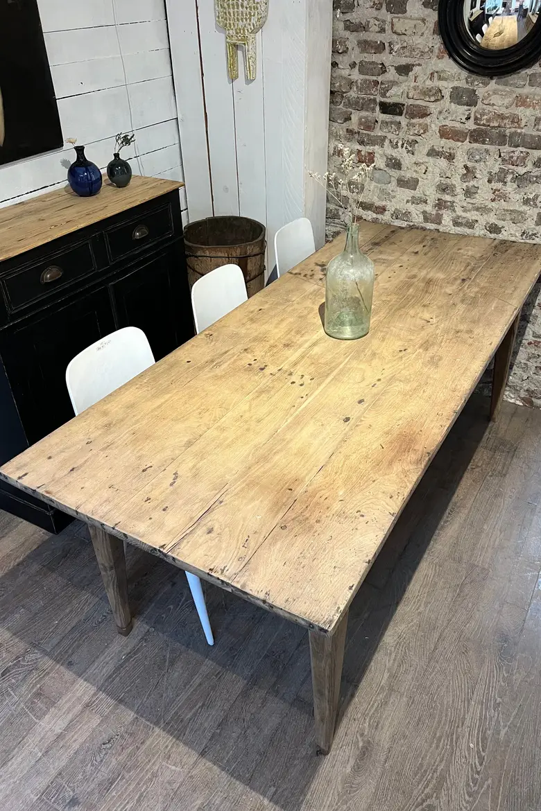 Table en chêne XIXème