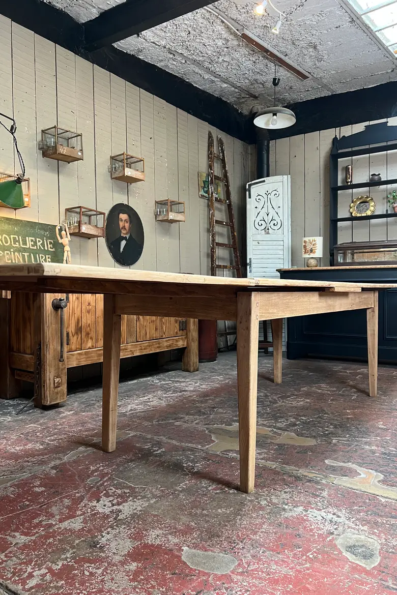 Table en frêne à rallonges