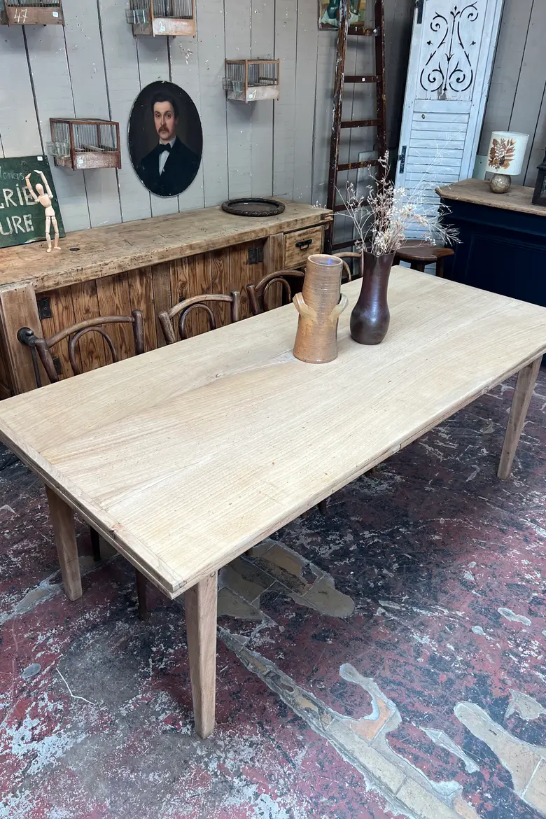 Table en frêne à rallonges