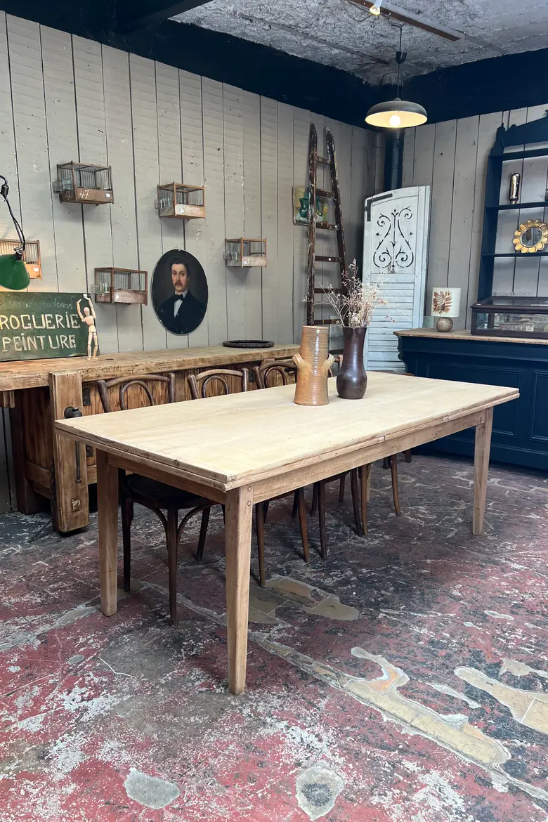 Table en frêne à rallonges
