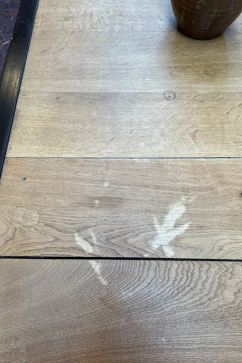 Table industrielle métal et bois