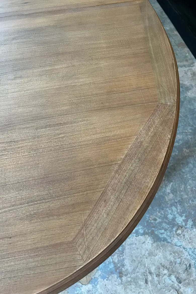 Table ovale à rallonge