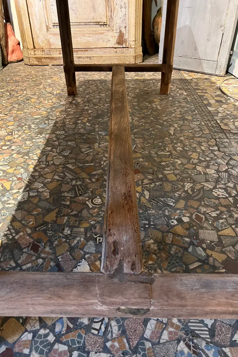 Table rustique en chêne 19ème
