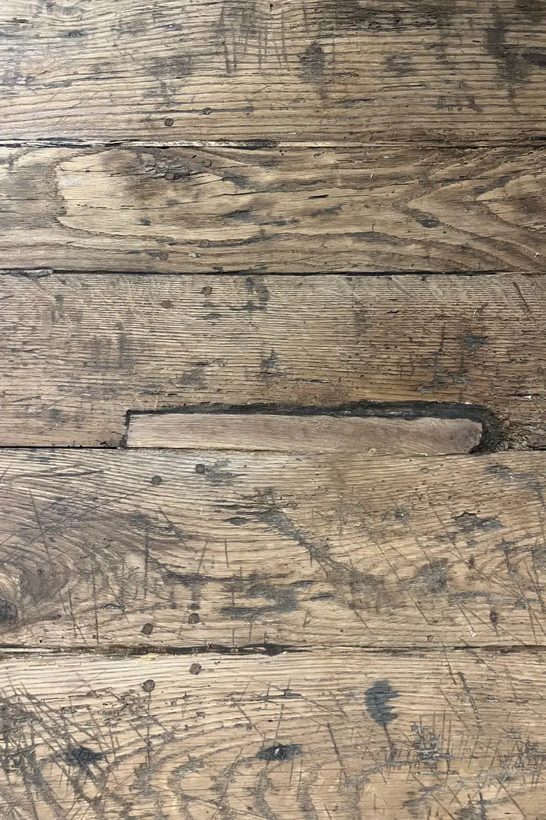 Table rustique en chêne 19ème