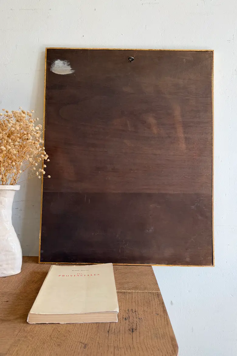 Tableau abstrait signé Hemery – 1968