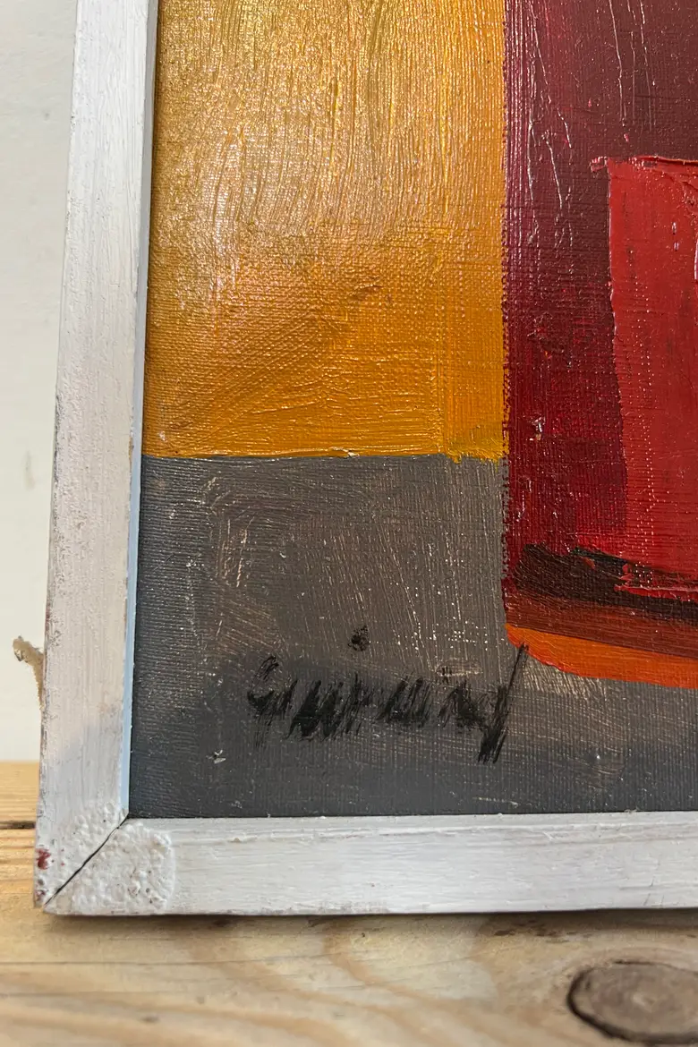 Tableau cubiste signé Guinand – Années 70