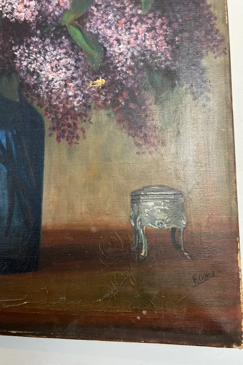 Tableau de fleurs 1930