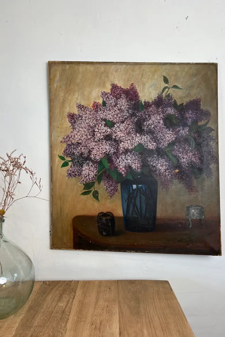 Tableau de fleurs 1930