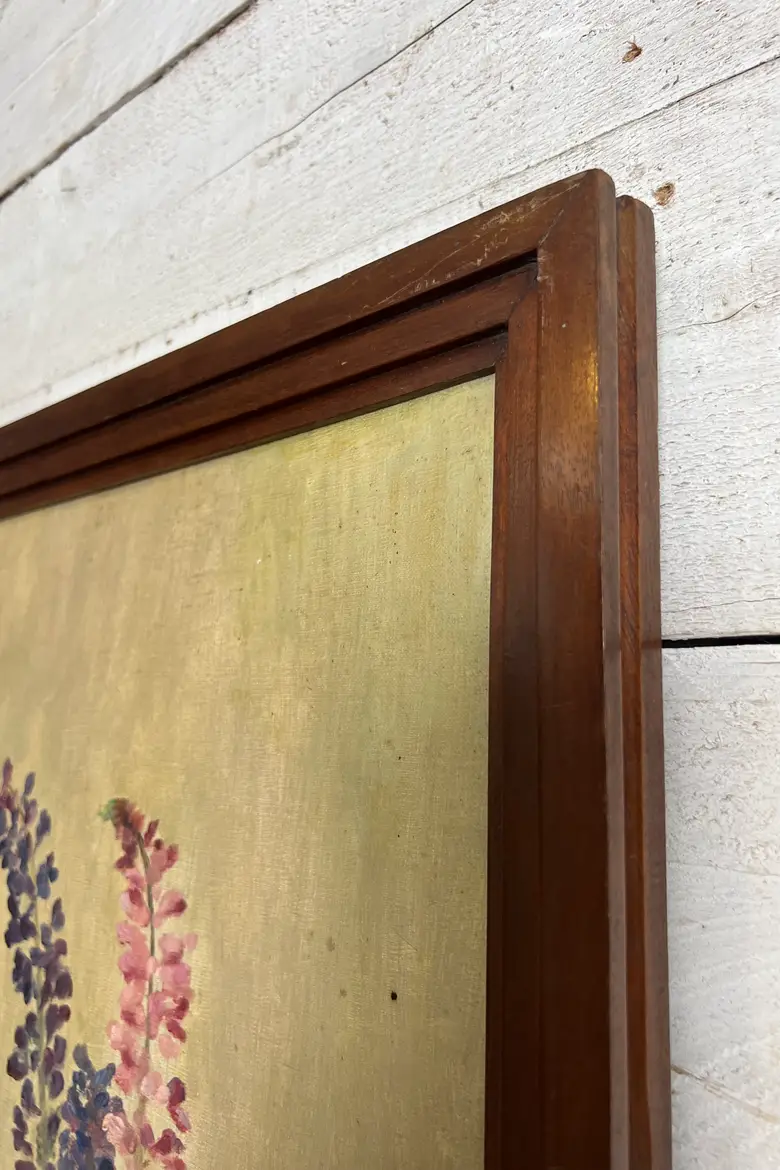 Tableau de fleurs années 60