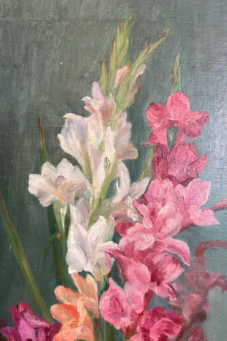 Tableau de fleurs années 60