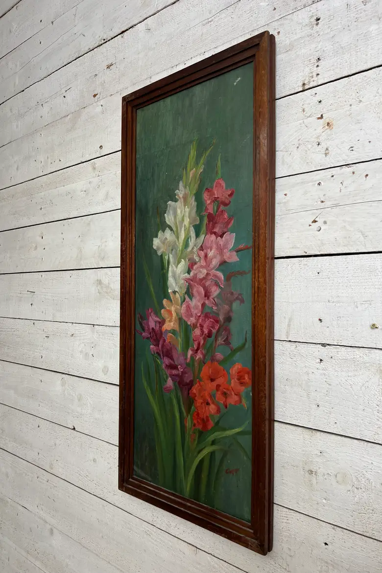 Tableau de fleurs années 60
