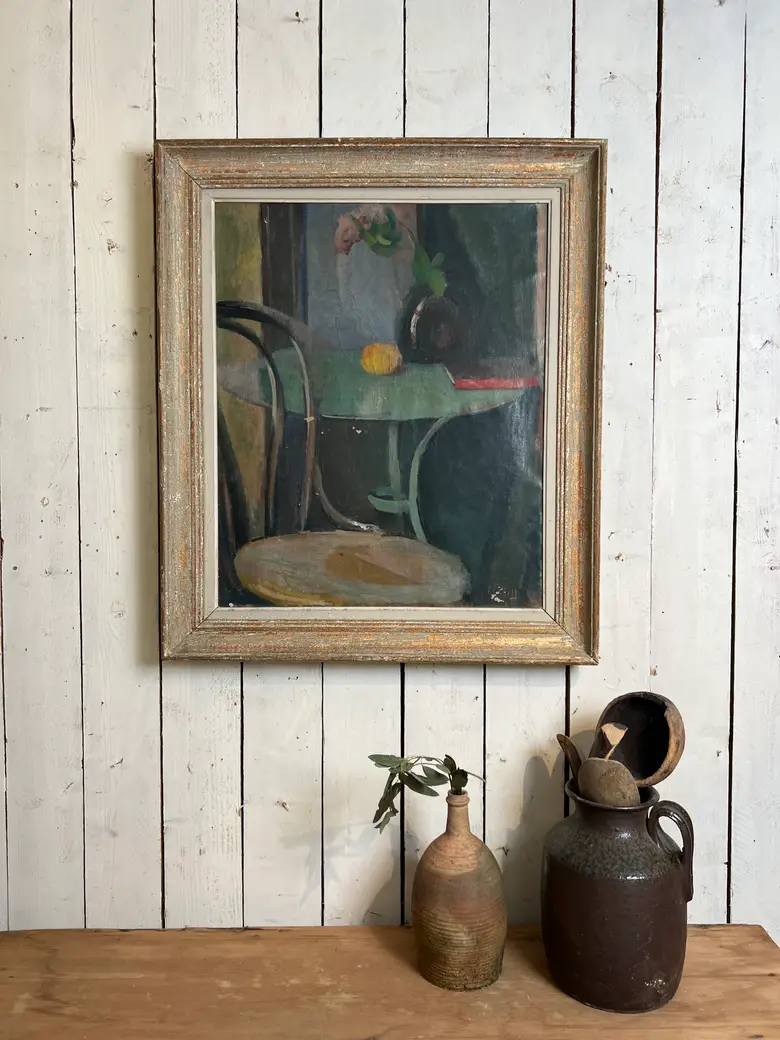 Tableau de nature morte fin XIXe