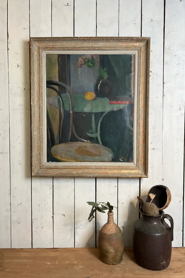 Tableau de nature morte fin XIXe