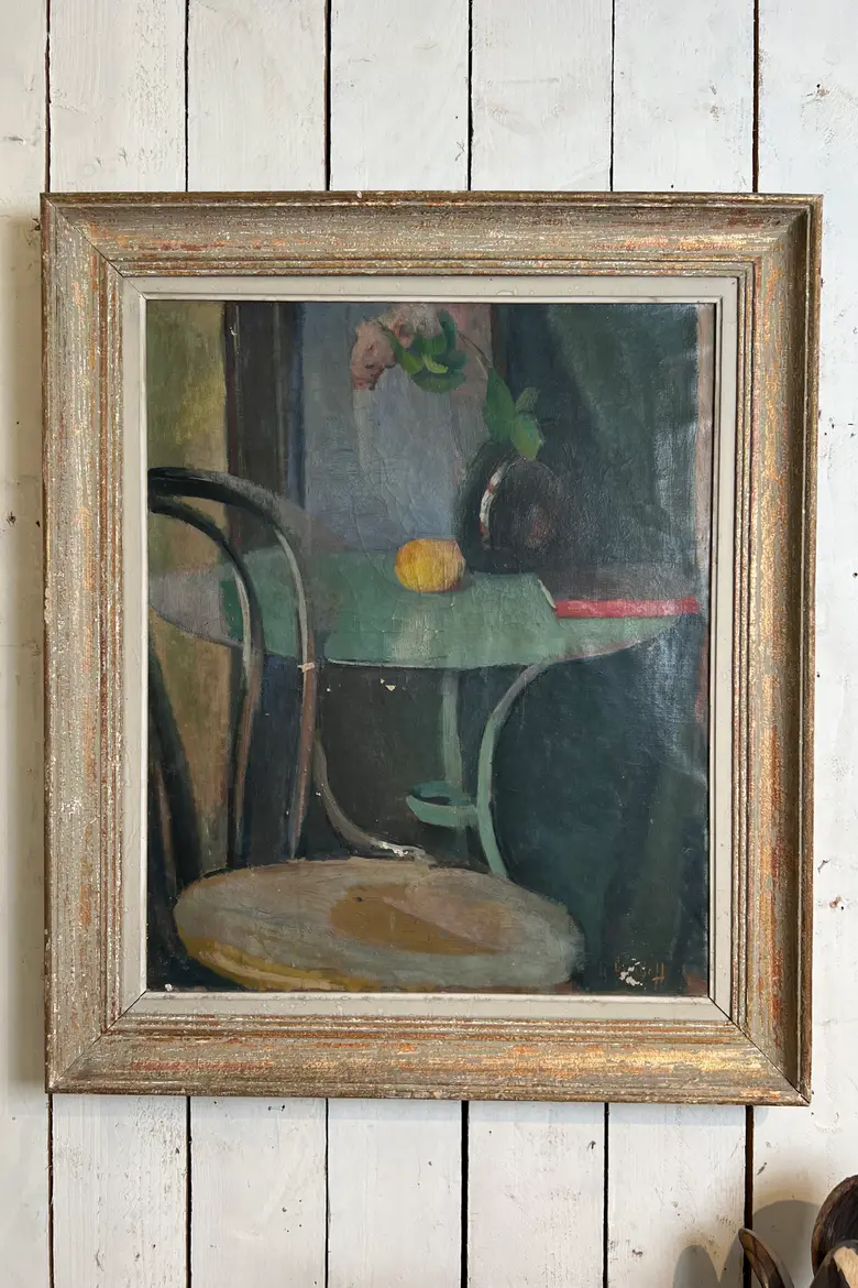 Tableau de nature morte fin XIXe