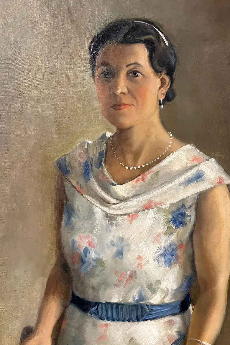 Tableau d’une baronne attribué à Jules Étienne 1938