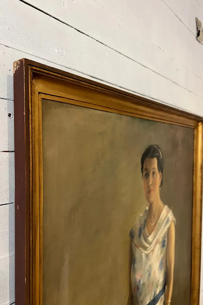 Tableau d’une baronne attribué à Jules Étienne 1938