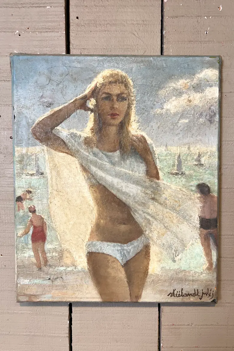 Tableau huile sur toile – Années 50